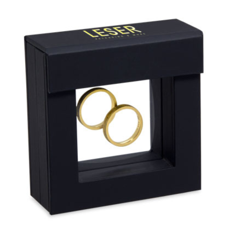 Floating frame for rings - earrings - coins 1 Plaukiojantis rėmelis Žiedams - auskarams - monetoms (50x50x25mm) - Image 1