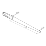 Apvalus lygus šerdinukas 10-25mm Durston - Image 2