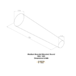 Vidutinis apvalus apyrankių rygelis 40–70 mm - Image 2