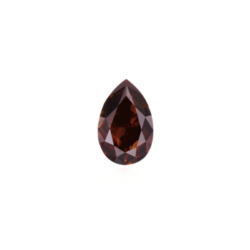 brown cubic zirconia pear 6x4mm 702.50001