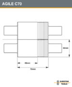 Valcavimo staklės C70 Durston - Image 4