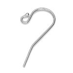 Open ear wire, sterling silver 925, 0,275g
