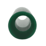 Ferris Round Wax Tube With Off Centre Hole, Green, 6"/150mm Long, 27mm Diameter - Image 2