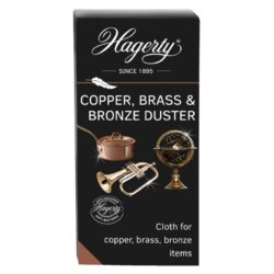 Hagerty Copper, Brass & Bronze Duster – Anti-Tarnish Polishing Cloth (36 x 55 cm)