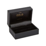 Oslo Jewellery Box for Wedding Rings (Black) - Image 2