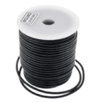 Leather Cord Black 4 mm, 1 m