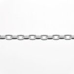 Anchor chain faceted 2.9mm, sterling silver 925