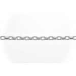 Faceted Chain (Ø 2.4 mm) AF08, Sterling Silver 925