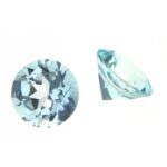 Cubic Zirconia Light Blue Topaz 1.5mm