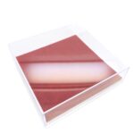 Transparent Jewellery Box Universal/Medal, Red T88L