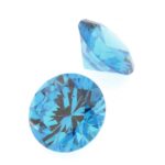 Cubic Zirconia Swiss Blue Topaz 3,0mm