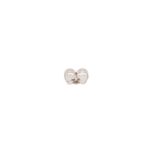 14k White gold friction ear nuts, earring back