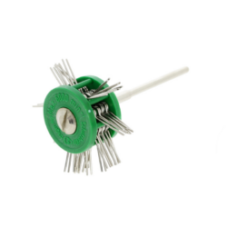 Wire texture brush green