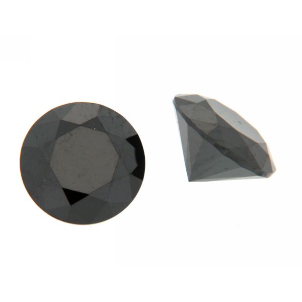 Cubic ZIRCONIA BLACK ROUND