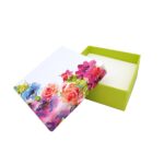 Dėžutė „Boston“ mažam juvelyrikos rinkiniui, gėlėta - Image 2