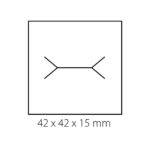 Juoda dėžutė, Žiedas, 5x5x5 cm - Image 2