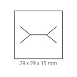 Dėžutė Blackbox, mažas Žiedas, 3,5x3,5x3,5 cm - Image 2
