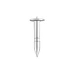 Pin needle with phase, 6,5mm, Sterling Silver