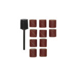 Šlifavimo cilindrai 14x13 mm 10 vnt., su koteliu, Proxxon