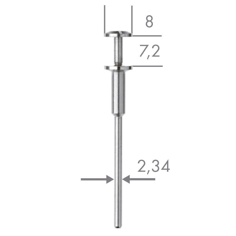 HATHO MiniMat mandrell 313082 HATHO MiniMat sraigtinis laikiklis - Image 1