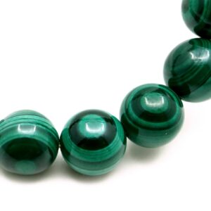 malachite beads round 8mm