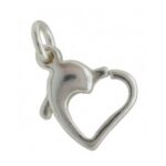 Chain lock "Heart" 17mm, Sterling silver