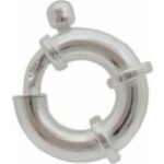 Grandinėlės užsegimas S15, 15 mm, Sterlingo sidabras 2.7 g