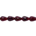 Agate ruby 10x14mm, faceted