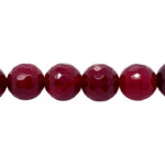 Agatas rubinas 12 mm, briaunotas