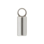 End Cap 2mm, Sterling silver 0.2g