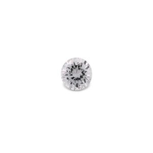 Baltas apvalus kubinis cirkonis 1 mm swarovski brangakmeniai