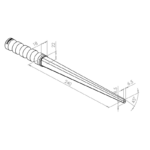 Elipsės formos šlifuotas žiedų rygelis 6,5x8,5-18x23mm Durston - Image 2