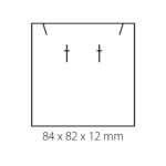 Dėžutė Blackbox, universali, 6x6x3 cm - Image 2