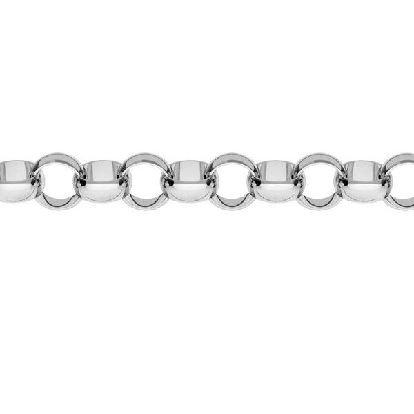 Papukett 30 Apvali Belcher grandinėlė 2,6 mm ÄL25, Sterlingo sidabras (925) - Image 1