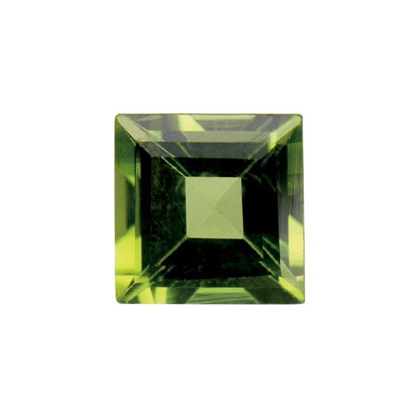 Peridoot 4x4mm 72420040 Peridotas 4x4 mm - Vaizdas 1