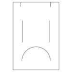 Papuošalų dėžutė Torino, vyno raudonumo, 55 x 80 x 20 mm - Image 2