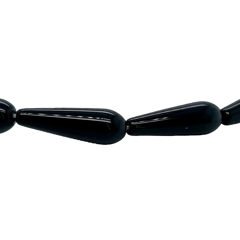 73807 Agatas juodas 10x30 mm - Image 1