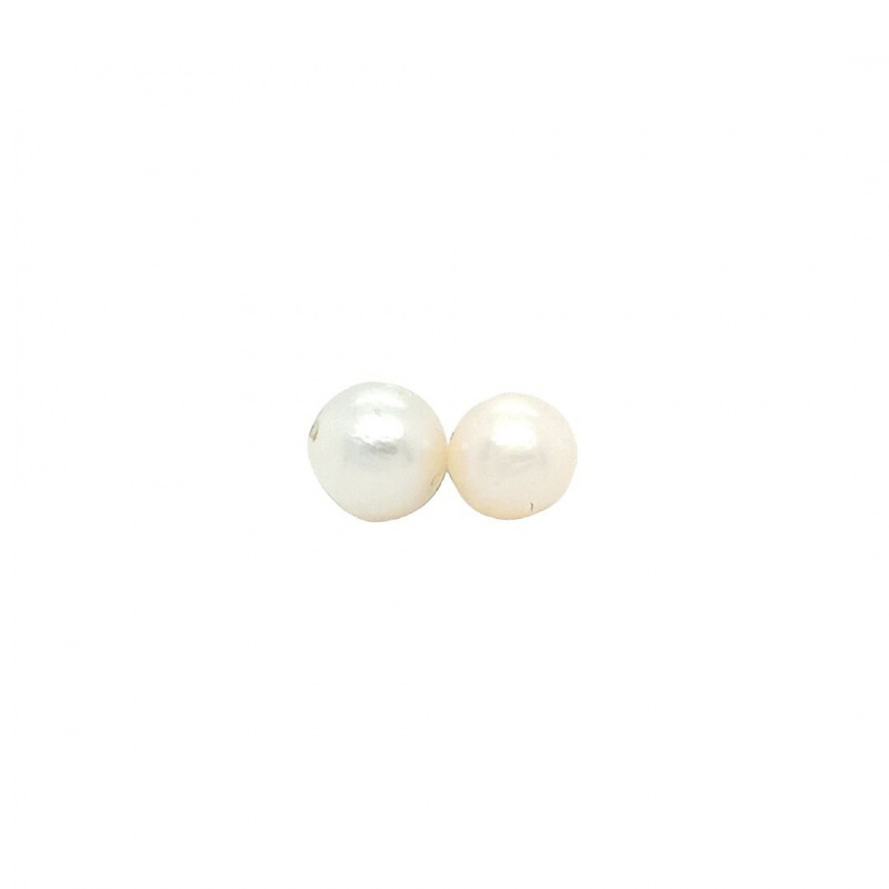 728.70025_Pearl 4-4,5mm, white Gėlavandenis perlas 4-4,5 mm, baltas, gręžtas - Image 1