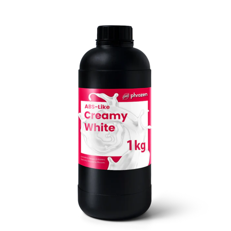 Phrozen ABS-Like 3D spausdinimo derva - Kreminė balta 1 Phrozen į ABS panaši derva – kreminė balta – 1 kg - Image 1