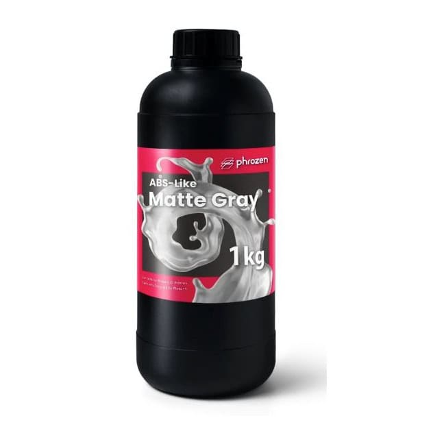 Phrozen-ABS-like-matte gray-resin Phrozen ABS tipo derva – pilka – 1 kg - Image 1
