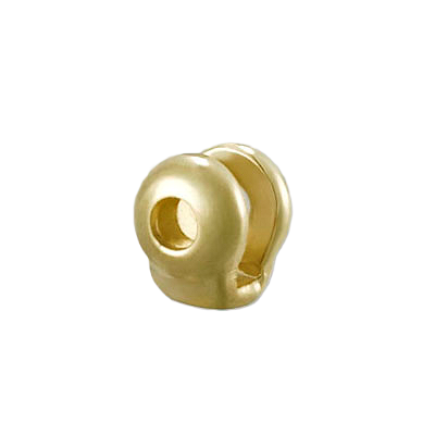 064105 Smeigtuko fiksatorius 3,00 x 2,46 mm, 585 prabos auksas, 0,08 g - Image 1