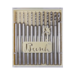 Busch®“ grąžtų Fig. 77 006–023 12 vienetų rinkinys