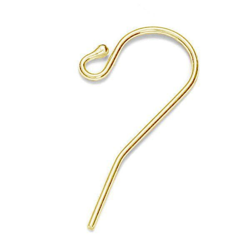 95365 open-ear-wiregold-585sgbo-14-165x26-mm. Atviras auskaro kabliukas, auksas 585, 0,38 g - Image 1