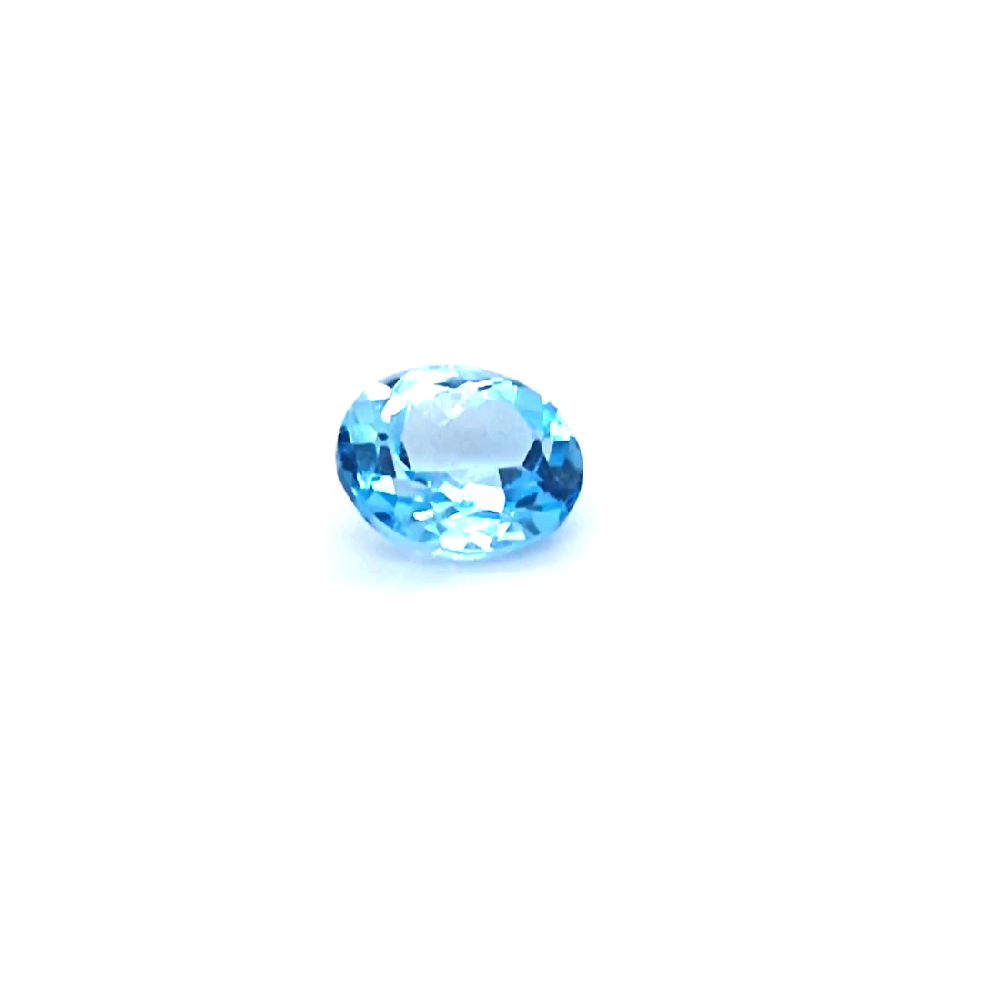 71336_2 Žydrasis topazas 10x8 mm - Image 1