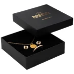 Boston Jewellery Box for a Small Jewellery Set, Black