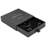 Stockholm ECO Necklace Jewellery Box, Black