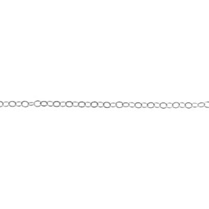 Ankurių masinė grandinėlė iš sterlingo sidabro, sterlingo sidabras AG 925 A 040 EST 2,5 mm