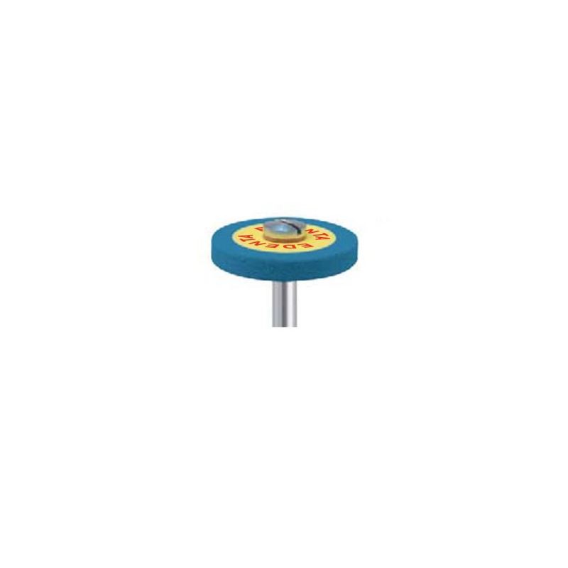 Edenta R1020hp StarGloss blue 17mm wheel pre-polish gently abrasive diamond porcelain polisher Edenta R1020hp StarGloss blue 17mm wheel pre-polisher