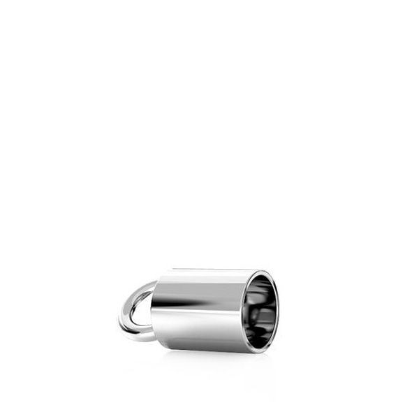 Sterling silver odos virvės galas, skirtas papuošalų gamybai