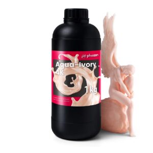 3d medžiagos Phrozen Aqua Ivory 4K derva 1KG